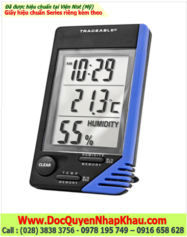 Traceable 4040, Nhiệt kế Văn phòng 0°C đến 50°C Traceable@4040 Monitoring Traceable® Hygrometer